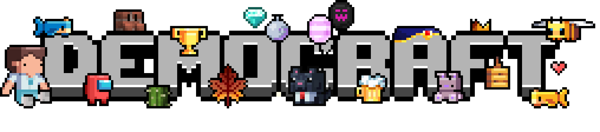 DEMOCRAFT Status logo